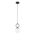 Lámpara colgante SITRO 1xE14/10W/230V negro/blanco