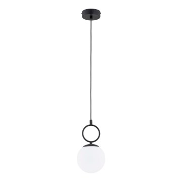 Lámpara colgante SITRO 1xE14/10W/230V negro/blanco