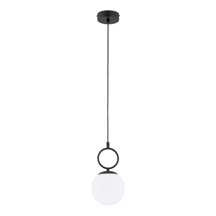 Lámpara colgante SITRO 1xE14/10W/230V negro/blanco
