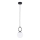 Lámpara colgante SITRO 1xE14/10W/230V negro/blanco