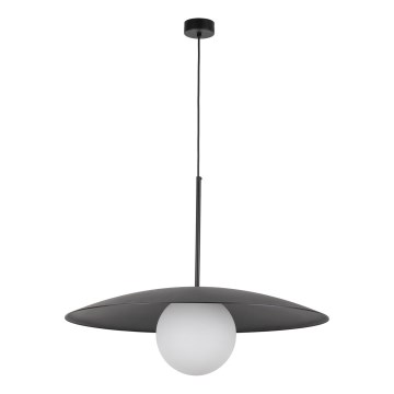 Lámpara colgante SLATE 1xE27/15W/230V diá. 65 cm negro