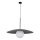 Lámpara colgante SLATE 1xE27/15W/230V diá. 65 cm negro