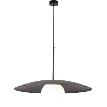 Lámpara colgante SLATE 1xE27/15W/230V diá. 65 cm negro