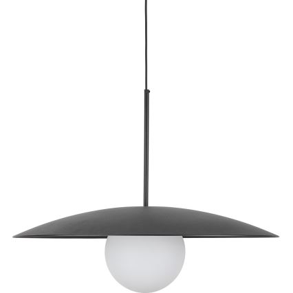 Lámpara colgante SLATE 1xE27/15W/230V diá. 65 cm negro