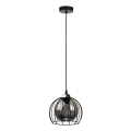 Lámpara colgante SOLO BLACK 1xE27/60W230V negro/dorado