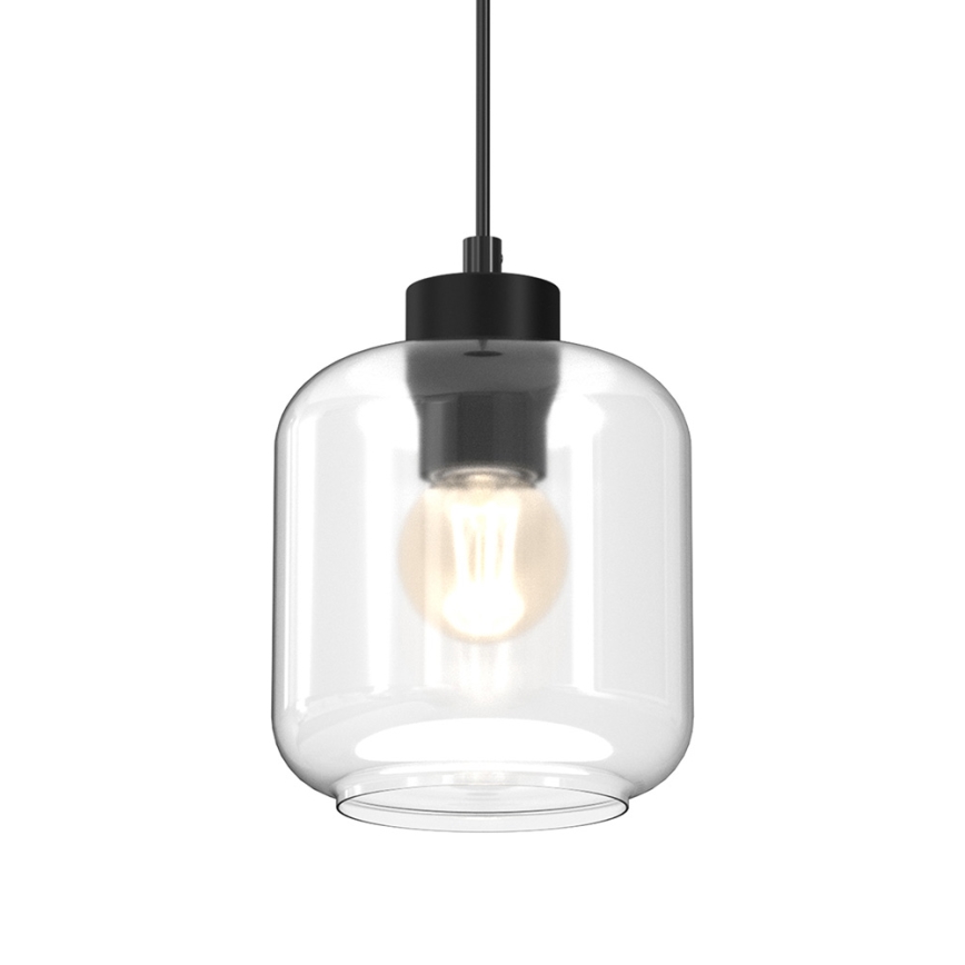 Lámpara colgante SOMBRA 1xE27/60W/230V transparente