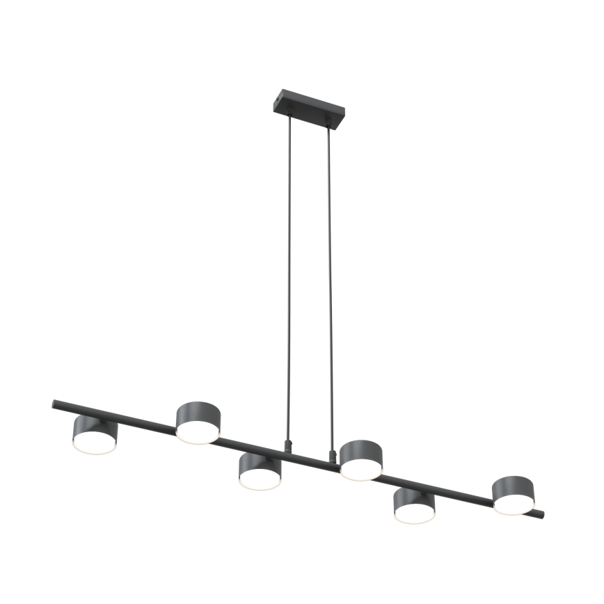 Lámpara colgante SORA 6xGX53/12W/230V negro