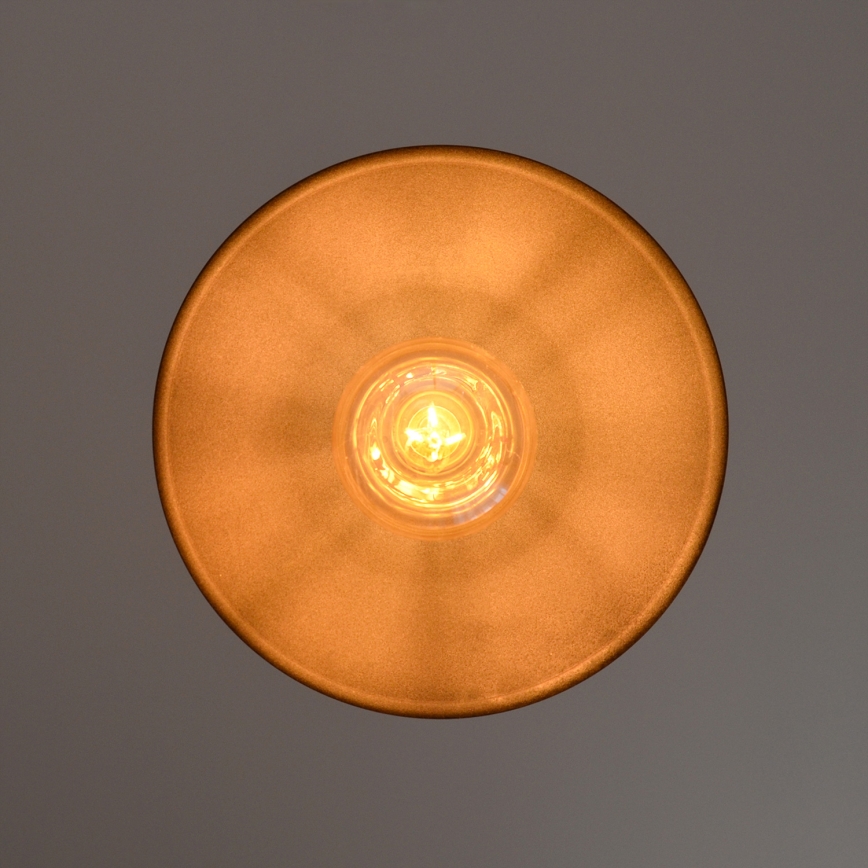 Lámpara colgante SORAPIS 1xE27/15W/230V negro