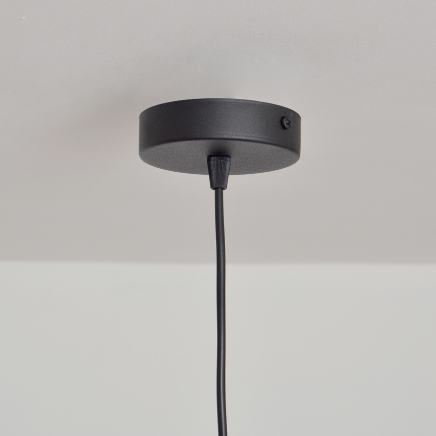 Lámpara colgante SORAPIS 1xE27/15W/230V negro