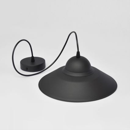 Lámpara colgante SORAPIS 1xE27/15W/230V negro
