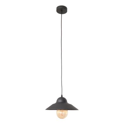 Lámpara colgante SORAPIS 1xE27/15W/230V negro