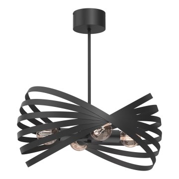 Lámpara colgante SPARKLE 4xE27/15W/230V negro