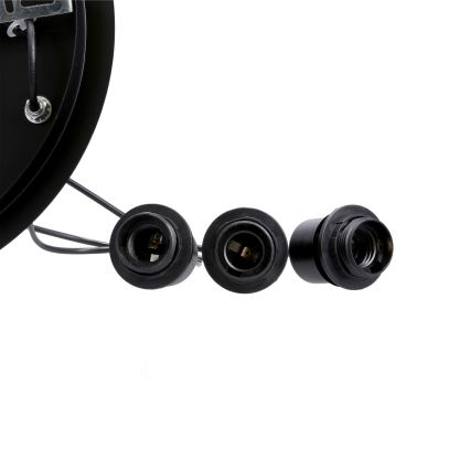 Lámpara colgante SPIEGA 3xE27/60W/230V dorado/negro