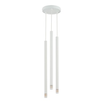 Lámpara colgante STALACTITE LASER 3xG9/3W/230V blanco
