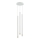 Lámpara colgante STALACTITE LASER 3xG9/3W/230V blanco