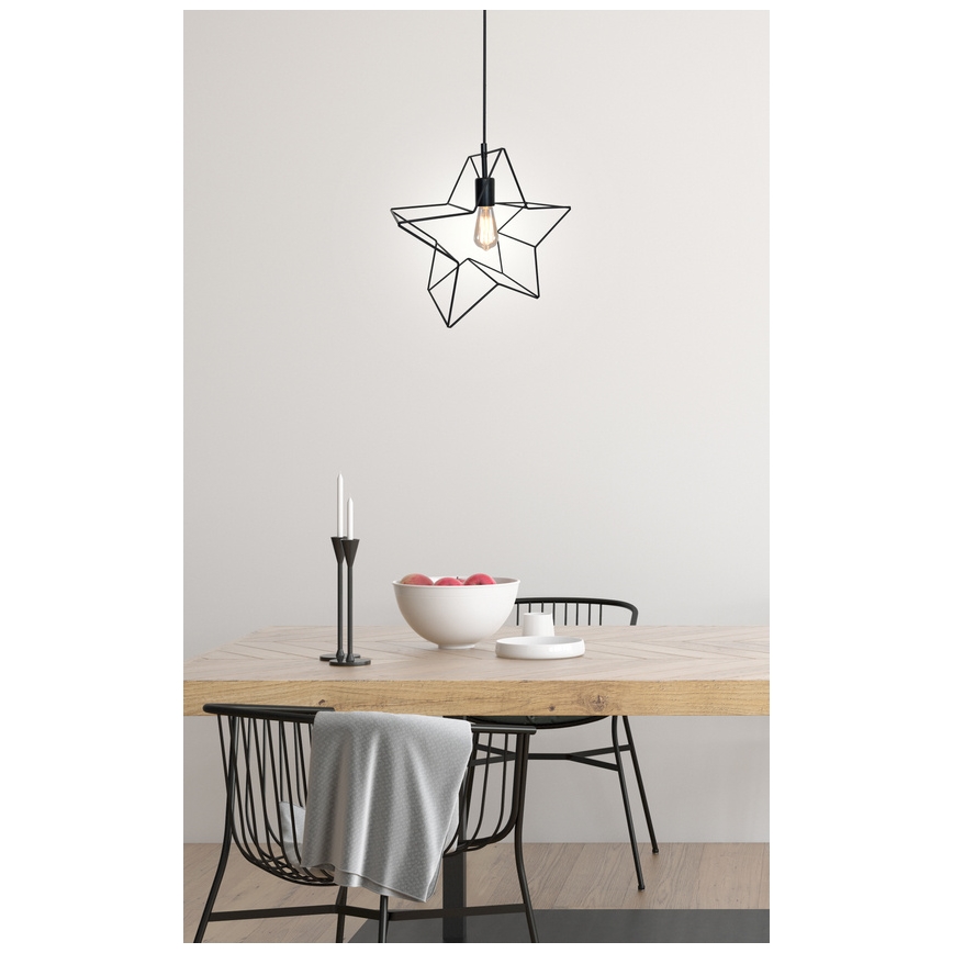 Lámpara colgante STAR 1xE27/60W/230V