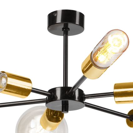 Lámpara colgante STARLA 6xE27/60W/230V