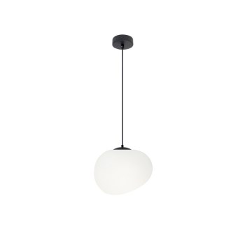 Lámpara colgante STONES 1xE27/40W/230V diá. 20 cm