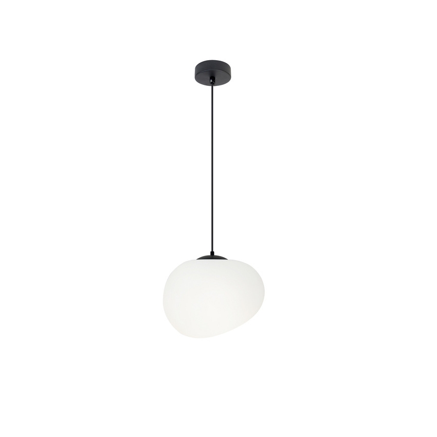 Lámpara colgante STONES 1xE27/40W/230V diá. 20 cm