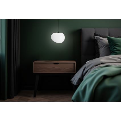 Lámpara colgante STONES 1xE27/40W/230V diá. 25 cm
