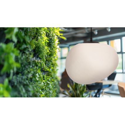 Lámpara colgante STONES 1xE27/40W/230V diá. 30 cm