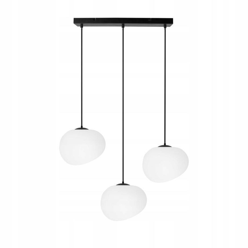 Lámpara colgante STONES 3xE27/40W/230V
