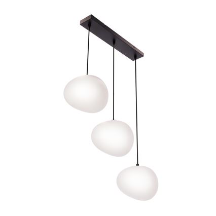 Lámpara colgante STONES 3xE27/40W/230V