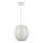 Lámpara colgante suspendida por cable DANA 1xE27/15W/230V, Ø 25 cm, blanca