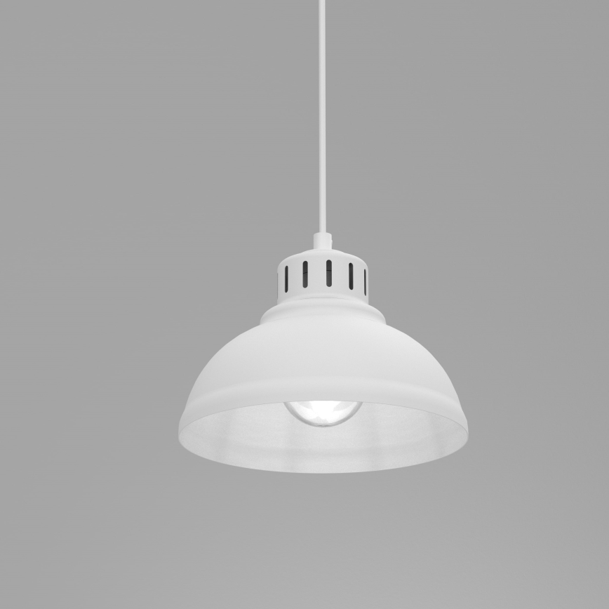 Lámpara colgante SVEN 1xE27/15W/230V blanco