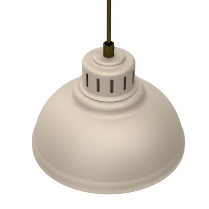 Lámpara colgante SVEN 4xE27/15W/230V beige