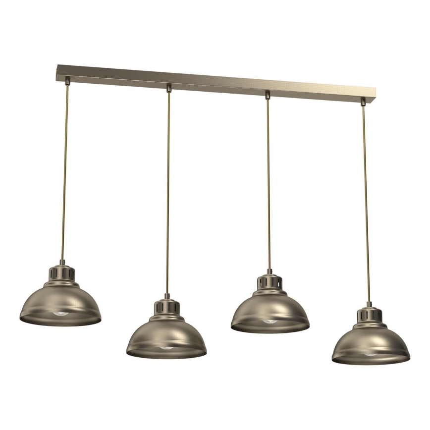 Lámpara colgante SVEN 4xE27/15W/230V latón