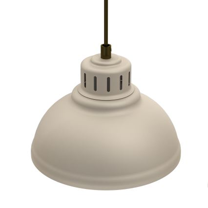 Lámpara colgante SVEN 5xE27/15W/230V beige