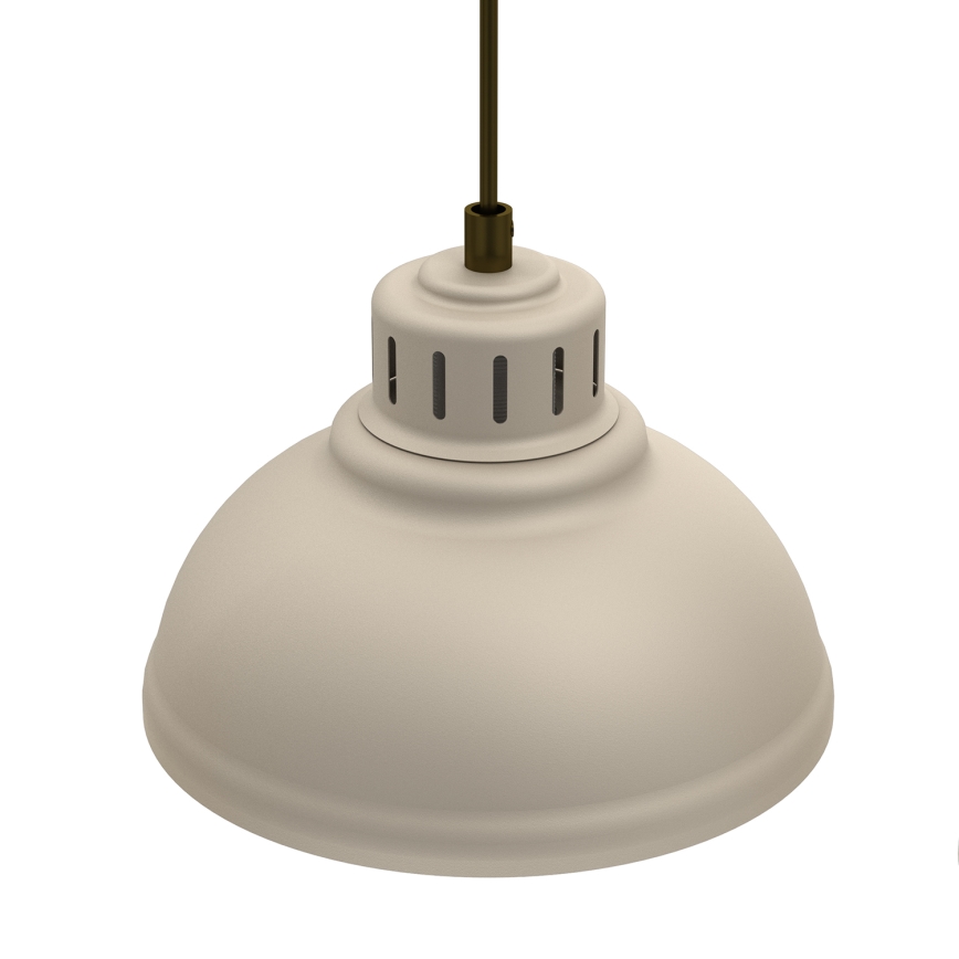 Lámpara colgante SVEN 5xE27/15W/230V beige