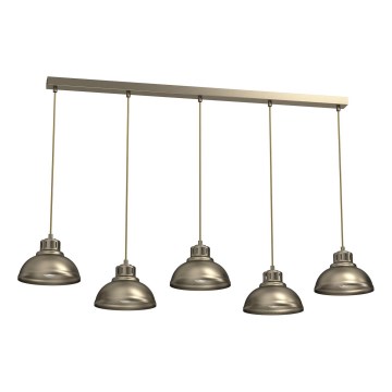 Lámpara colgante SVEN 5xE27/15W/230V latón