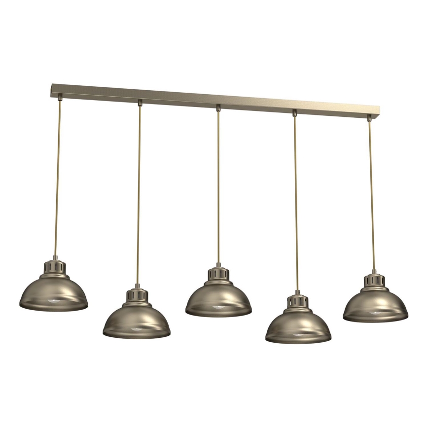 Lámpara colgante SVEN 5xE27/15W/230V latón