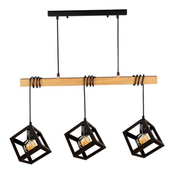 Lámpara colgante SWEDEN 3xE27/20W/230V