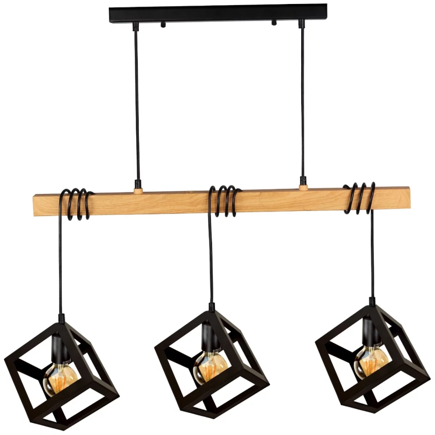 Lámpara colgante SWEDEN 3xE27/20W/230V