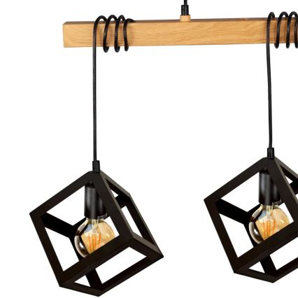 Lámpara colgante SWEDEN 3xE27/20W/230V