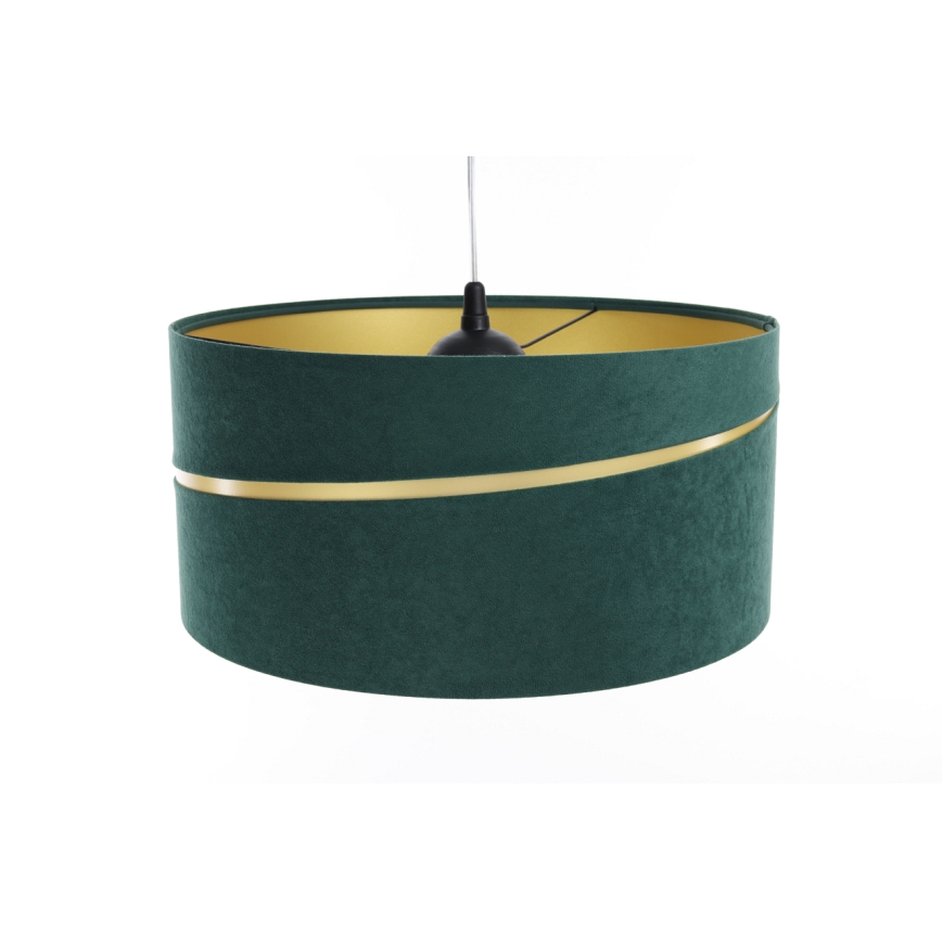 Lámpara colgante SWING 1xE27/60W/230V Verde/dorado