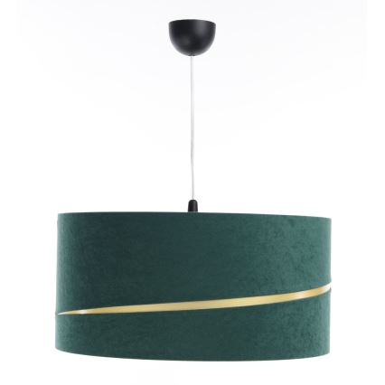 Lámpara colgante SWING 1xE27/60W/230V Verde/dorado
