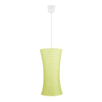 Lámpara colgante TAI 1xE27/60W/230V verde