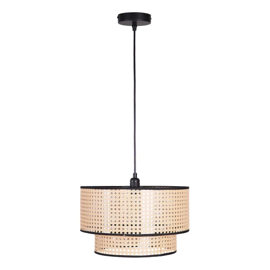 Lámpara colgante TAKARA 1xE27/20W/230V diá. 40 cm beige