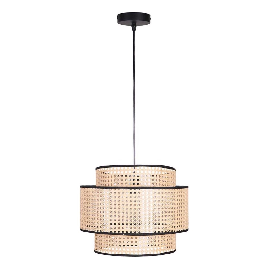 Lámpara colgante TAKARA 1xE27/20W/230V diá. 40 cm beige