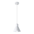 Lámpara colgante TALEJA 1xE27/60W/230V blanco