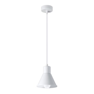 Lámpara colgante TALEJA 1xE27/60W/230V blanco