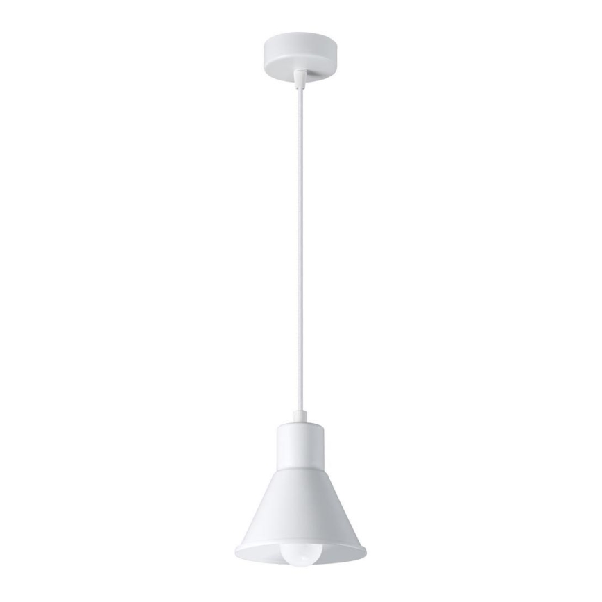 Lámpara colgante TALEJA 1xE27/60W/230V blanco