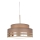 Lámpara colgante TAMI 1xE27/60W/230V diá. 40 cm marrón/dorado
