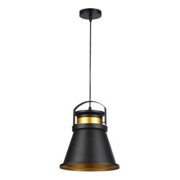 Lámpara colgante TAO 1xE27/60W/230V diá. 25 cm negro