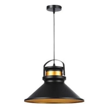 Lámpara colgante TAO 1xE27/60W/230V diá. 37 cm negro