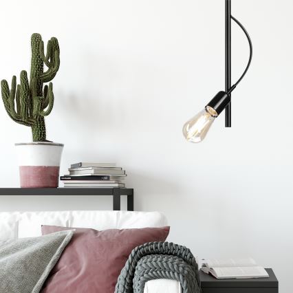 Lámpara colgante TARO 1xE27/60W/230V negro